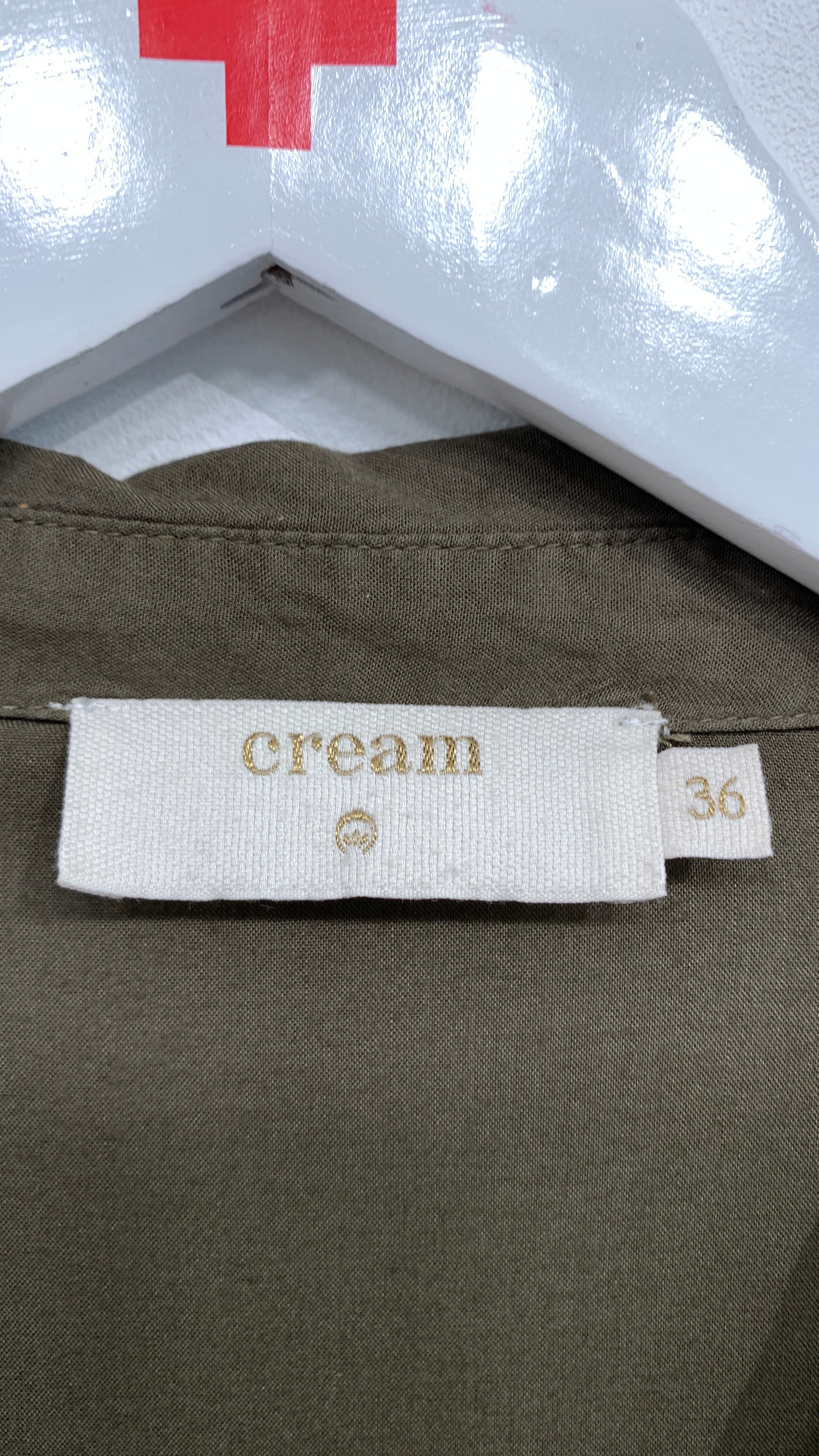 Cream Bluse